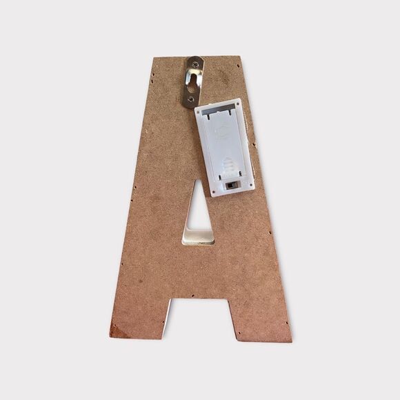 3/$15 Gold Letter A Decor - Light Up - Picture 2 of 4